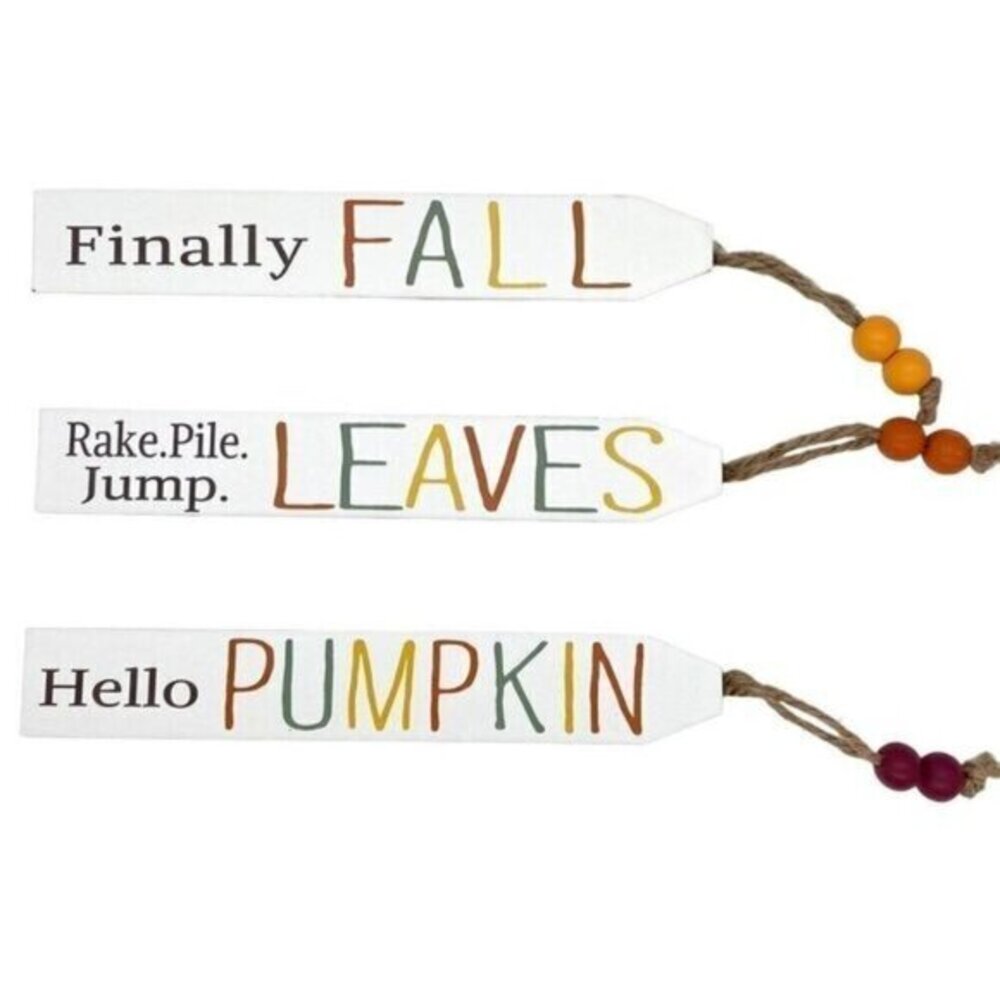 Fall Hanging Colorful Garland Sign Door Decor New